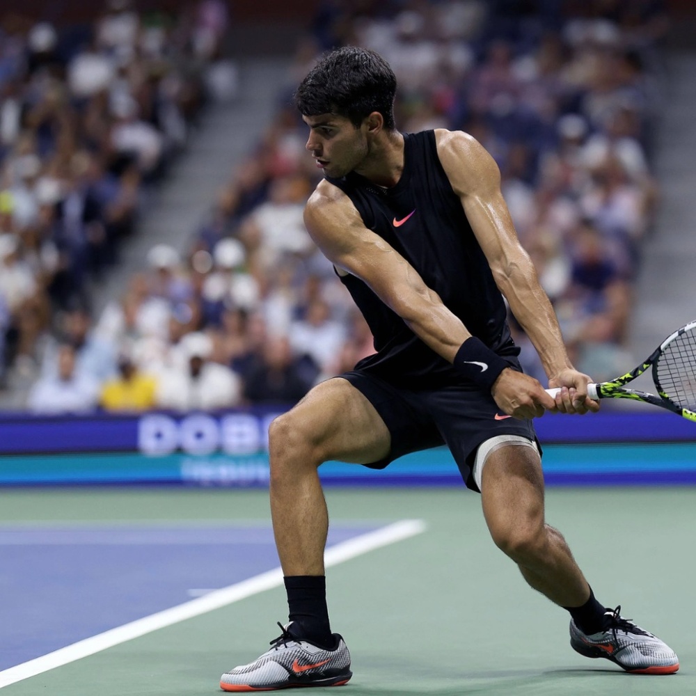 NWT NIKE TENNIS 7" SHORTS ADV FD5336-011 CARLOS ALCARAZ USO24 SZ M RAFA